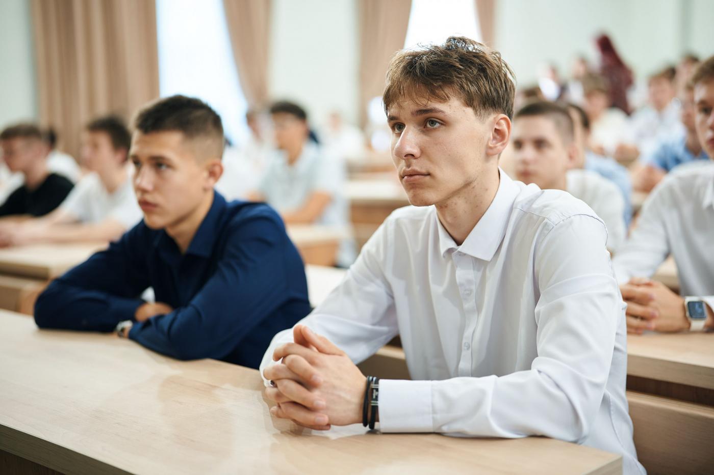 В БНТУ прошла встреча студентов первого курса с представителем городской организации БРСМ